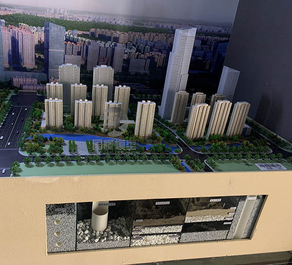 龙井市建筑模型